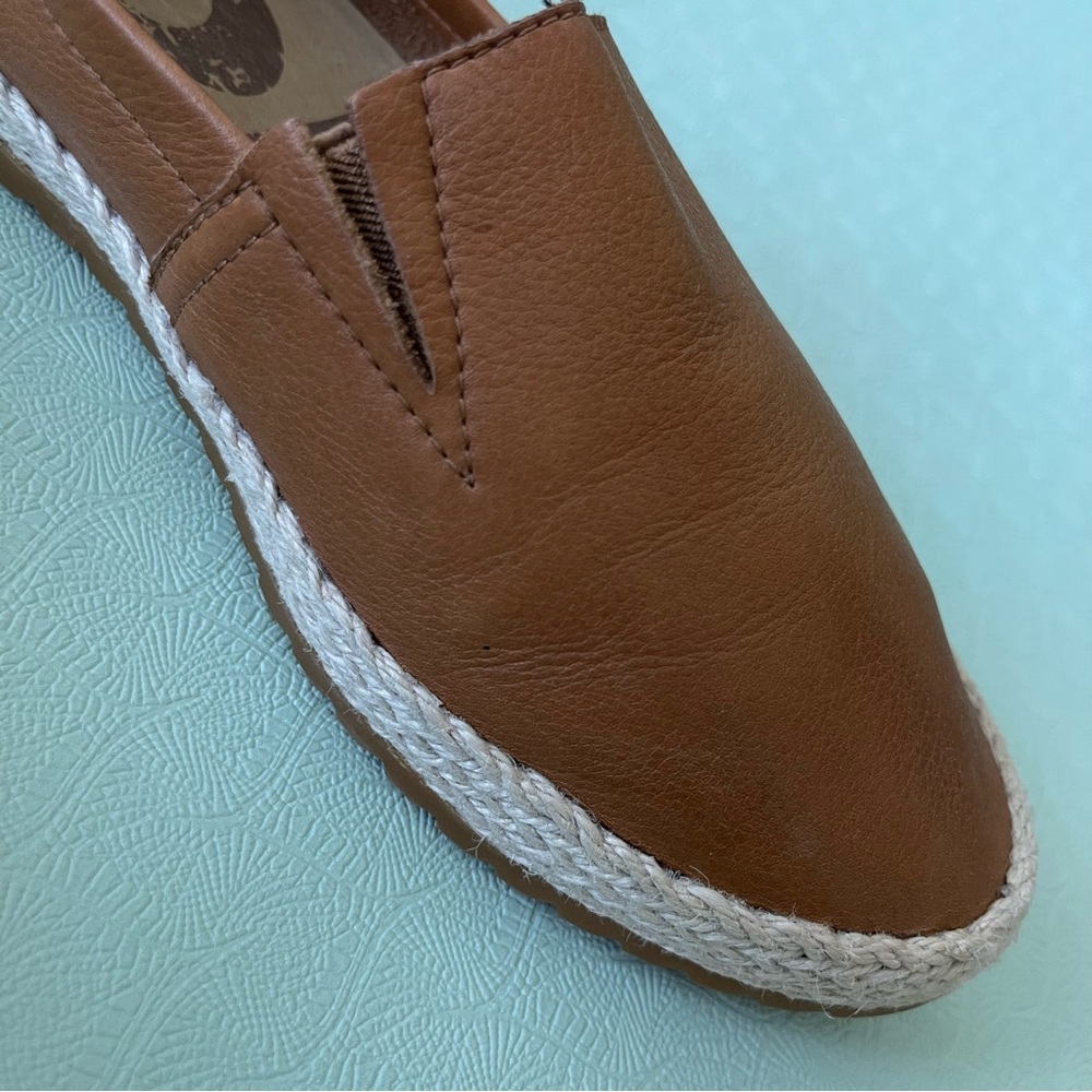 Sorel Ella Women's Camel Leather & Jute Slip On Flats Espadrille - Picture 5 of 8